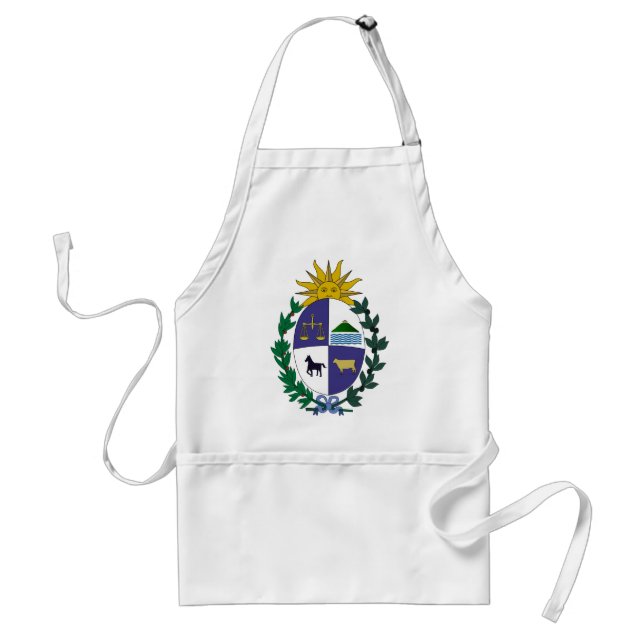 Uruguay coat of arms adult apron (Front)