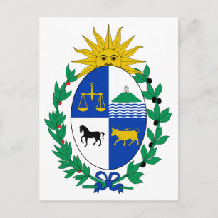 Uruguay Coat of Arms Postcard