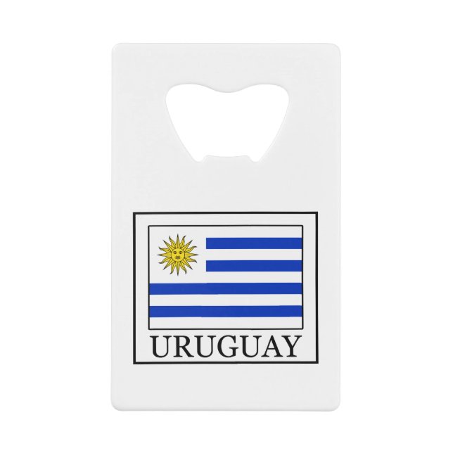 Uruguay Credit Card Bottle Opener (Front)