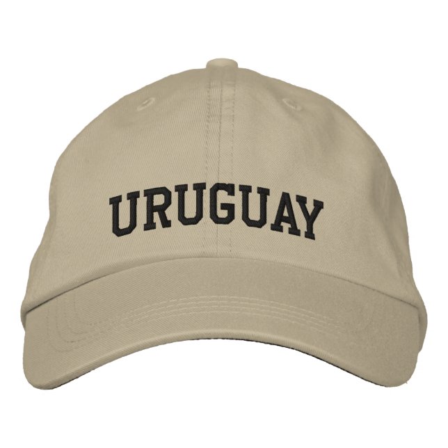URUGUAY CUSTOM EMBROIDERED BASEBALL CAP (Front)