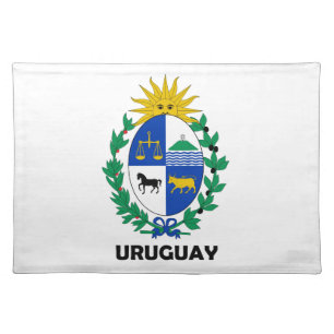 URUGUAY - emblem / flag / coat of arms / symbol Cloth Placemat