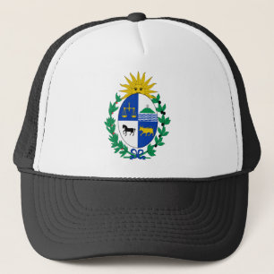 uruguay emblem trucker hat