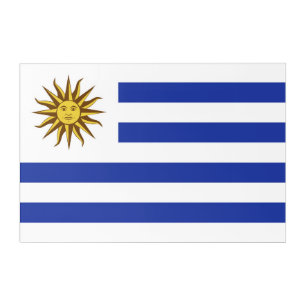 Uruguay flag acrylic print