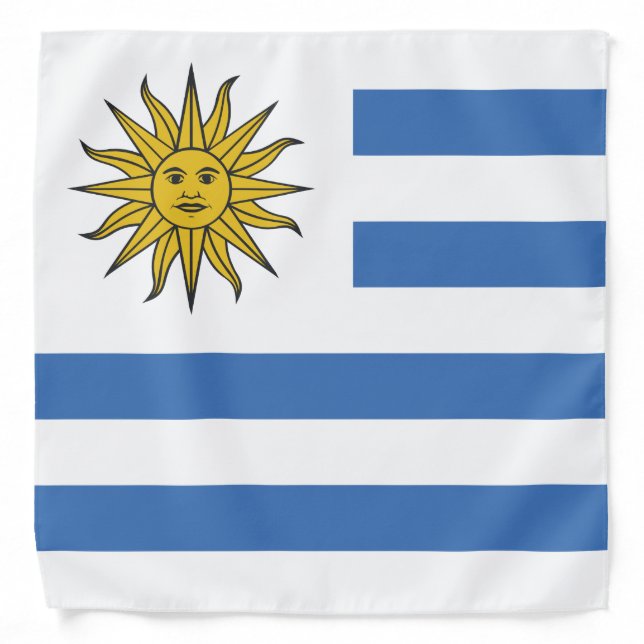 Uruguay Flag Bandana (Front)