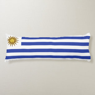 Uruguay flag body pillow