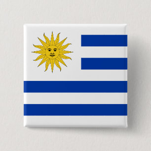 Uruguay Flag Button