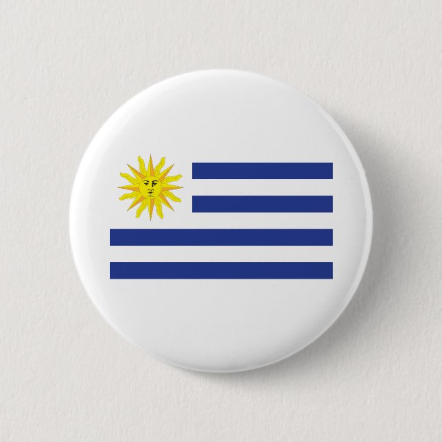 Uruguay Flag Button (Front)