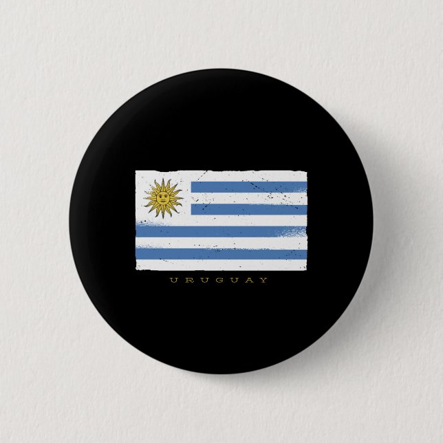 Uruguay Flag Button (Front)