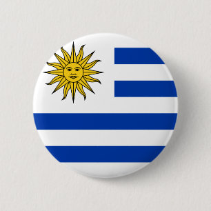 Uruguay Flag Button