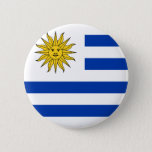 Uruguay Flag Button at Zazzle