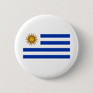 Uruguay Flag Button