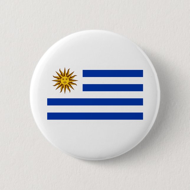 Uruguay Flag Button (Front)