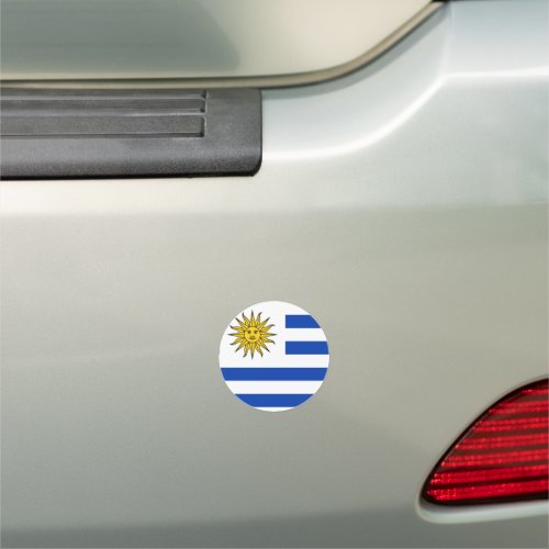 uruguay flag car magnet