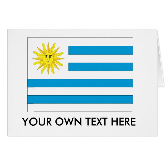 Uruguay Flag Cards (Front Horizontal)