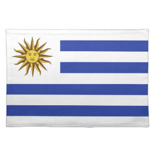 Uruguay flag cloth placemat