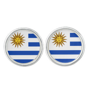 Uruguay Flag Cufflinks