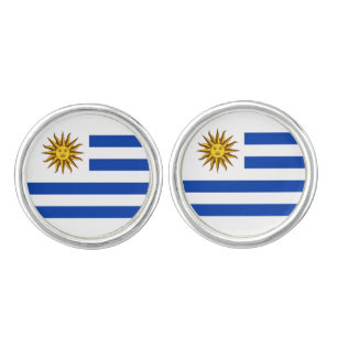 Uruguay Flag Cufflinks