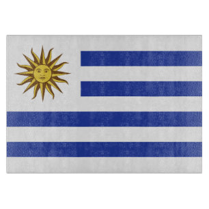 Uruguay flag cutting board
