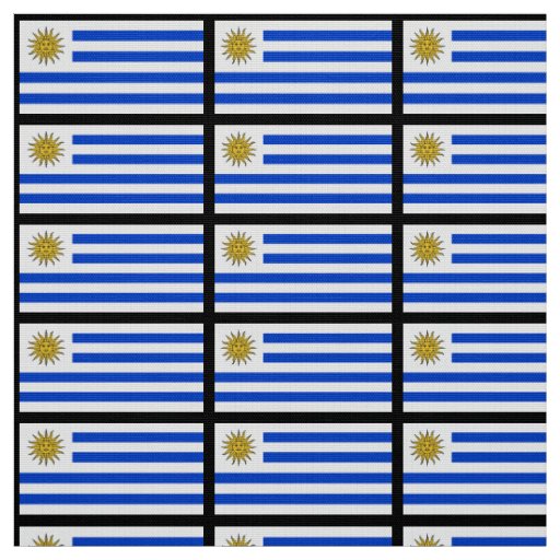 Uruguay Flag Fabric