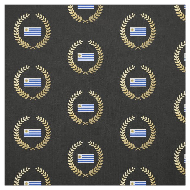 Uruguay Flag Fabric (Swatch)