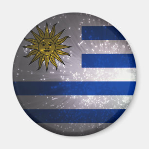 Uruguay Flag Firework Magnet