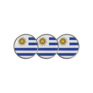 Uruguay flag golf ball marker