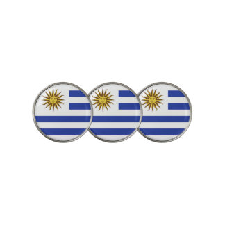 Uruguay flag golf ball marker