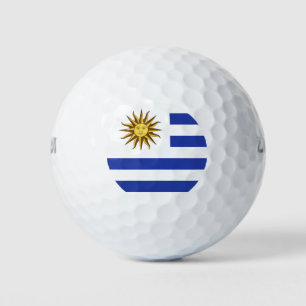 Uruguay flag golf balls