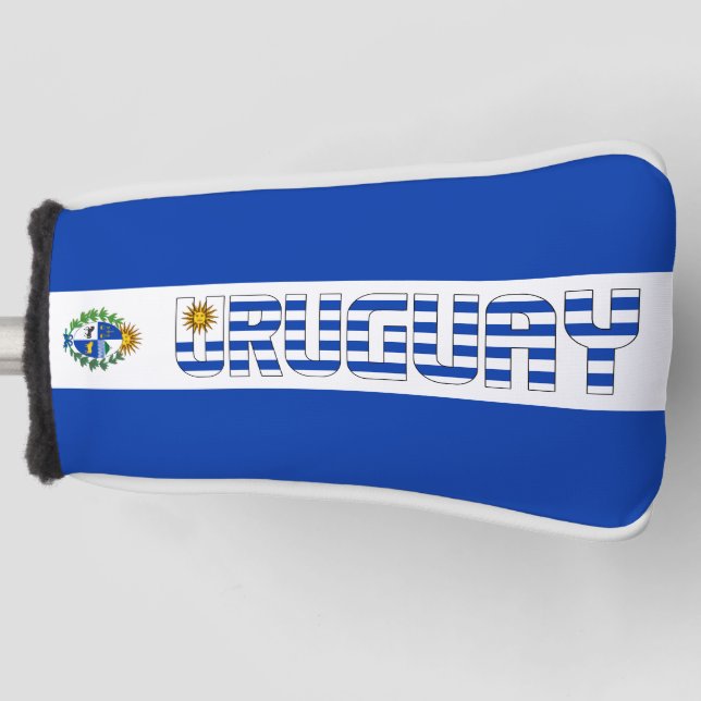 Uruguay Flag Gorgeous Patriotic Golf Head Cover (Front)