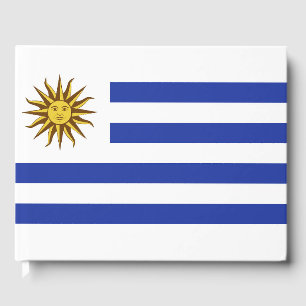 Uruguay flag guest book