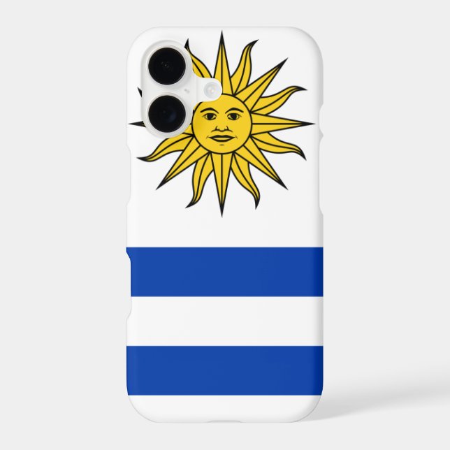 uruguay flag iphone case (Back)
