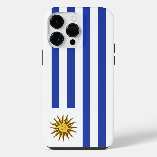 Uruguay flag iphone case (Back)