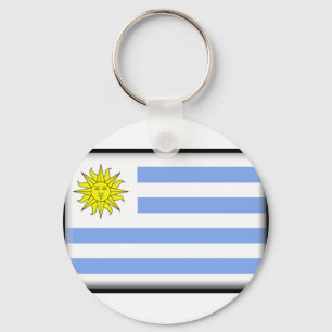 Uruguay Flag Keychain