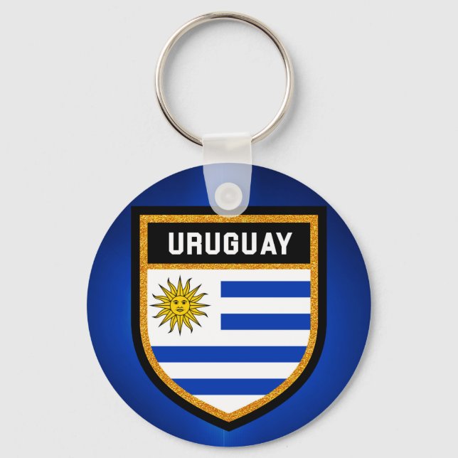 Uruguay  Flag Keychain (Front)