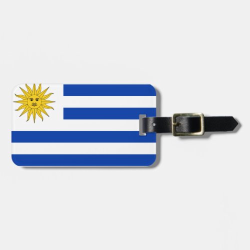 Uruguay Flag Luggage Tag
