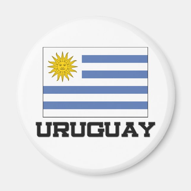 Uruguay Flag Magnet (Front)