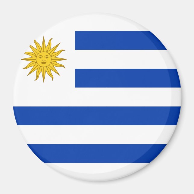 Uruguay Flag Magnet (Front)