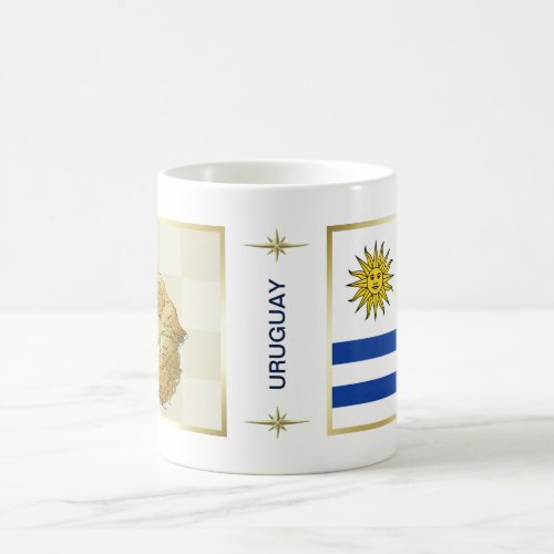Uruguay Flag  Map Mug