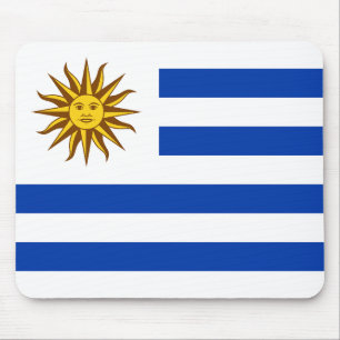 Uruguay Flag Mouse Pad