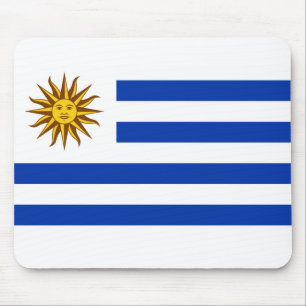 Uruguay Flag Mouse Pad