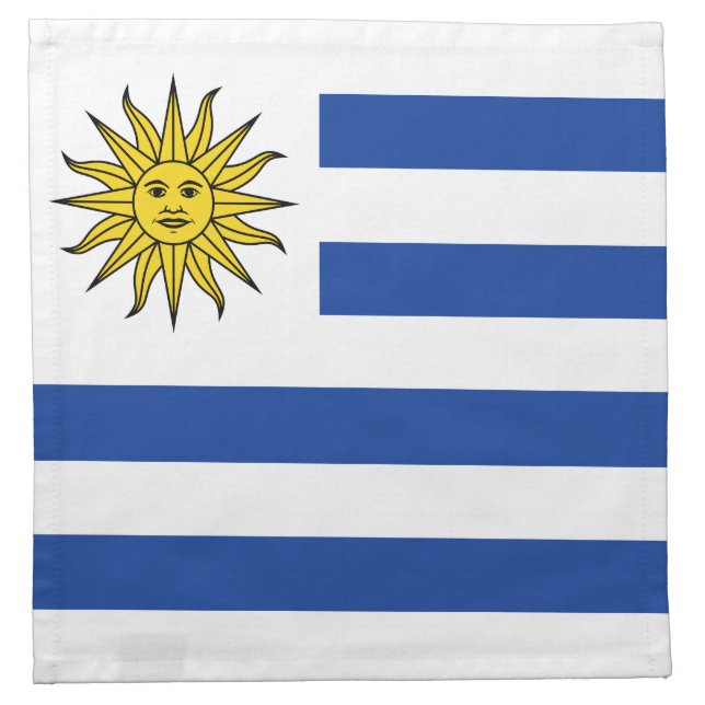 Uruguay Flag Napkin (Front)