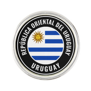 Uruguay Flag Patriotic Lapel Pin