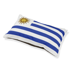 Uruguay flag pet bed