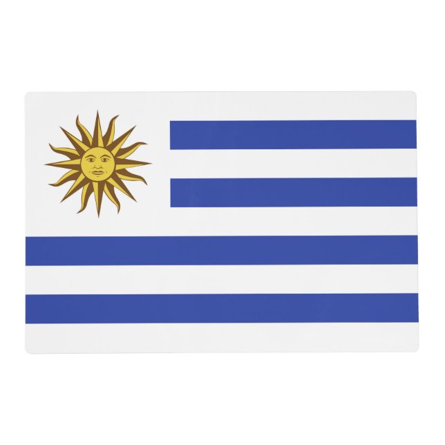 Uruguay flag placemat (Front)