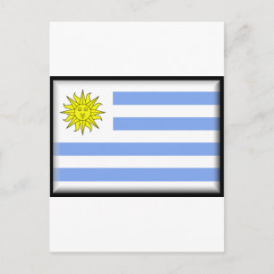 Uruguay Flag Postcard