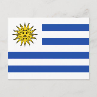 Uruguay Flag Postcard