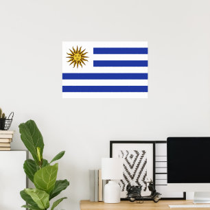 Uruguay flag poster