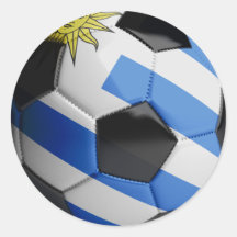 Uruguay flag Soccer Ball