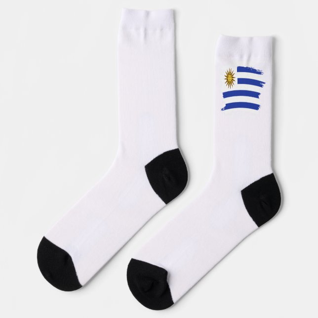 Uruguay flag socks (Left)