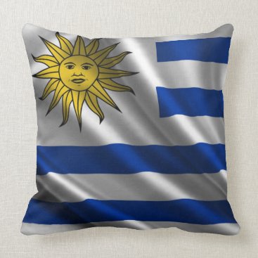 Uruguay Flag Throw Pillow Uruguay Flag Throw Pillow